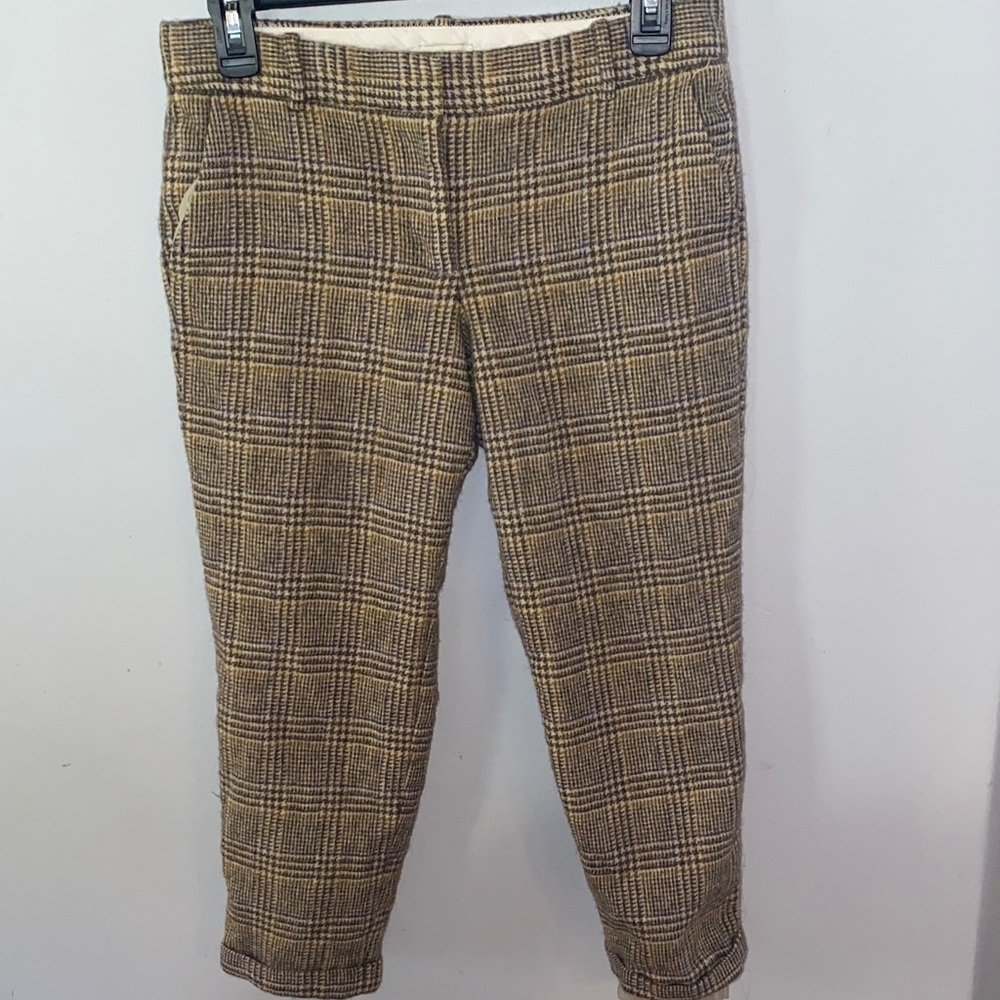 J Crew Women’s wool cafe’ capri pants